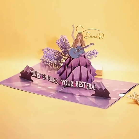 TAYLOR‎ SWIFT inspired Birthday Card Happy Swiftie
Gift Eras Tour Pop-up 🏰 - Picture 7 of 9